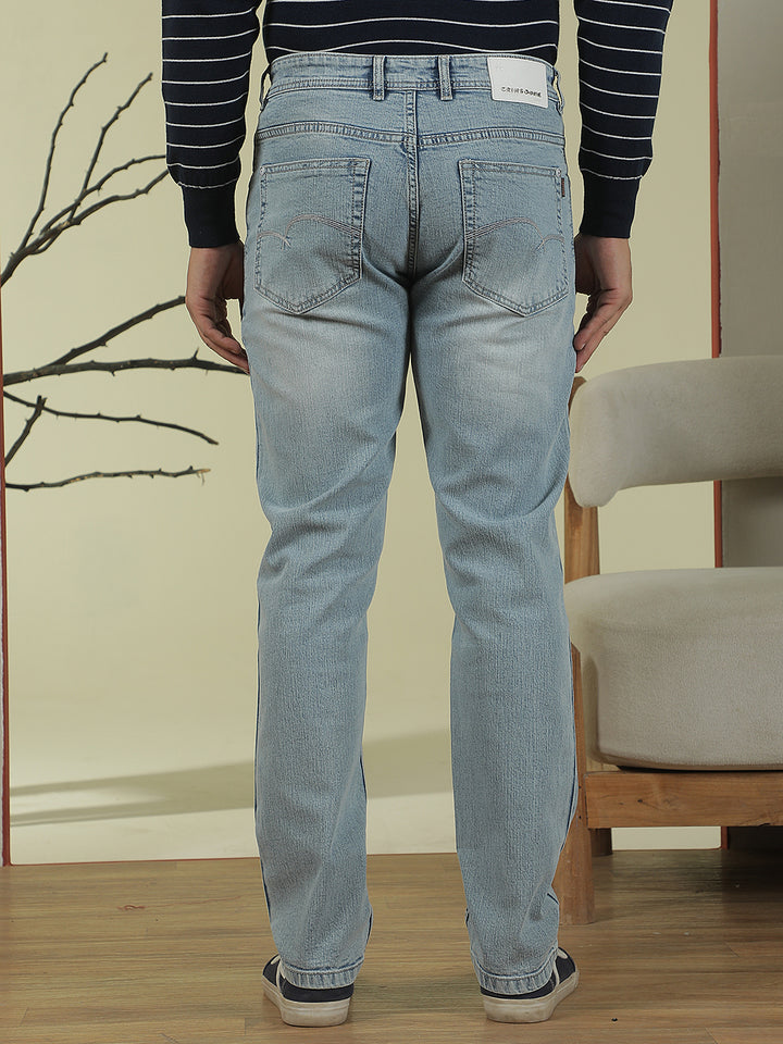 Sky Blue Stretchable Jeans
