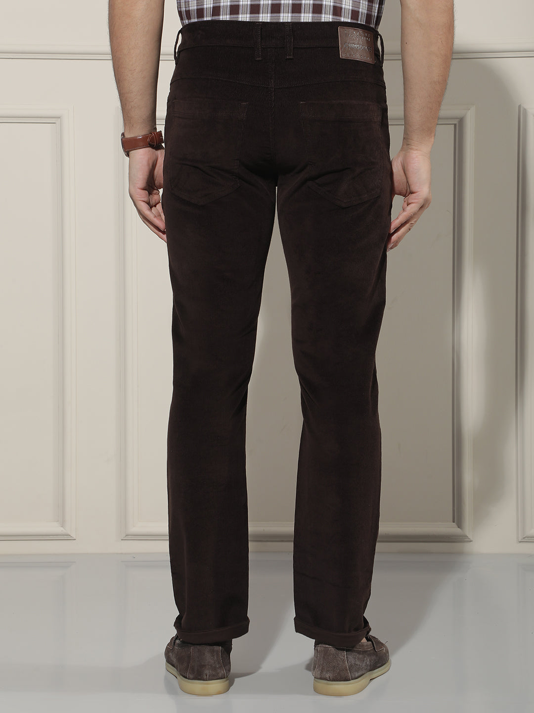 Signature Hazelwood Brown Corduroy Trousers