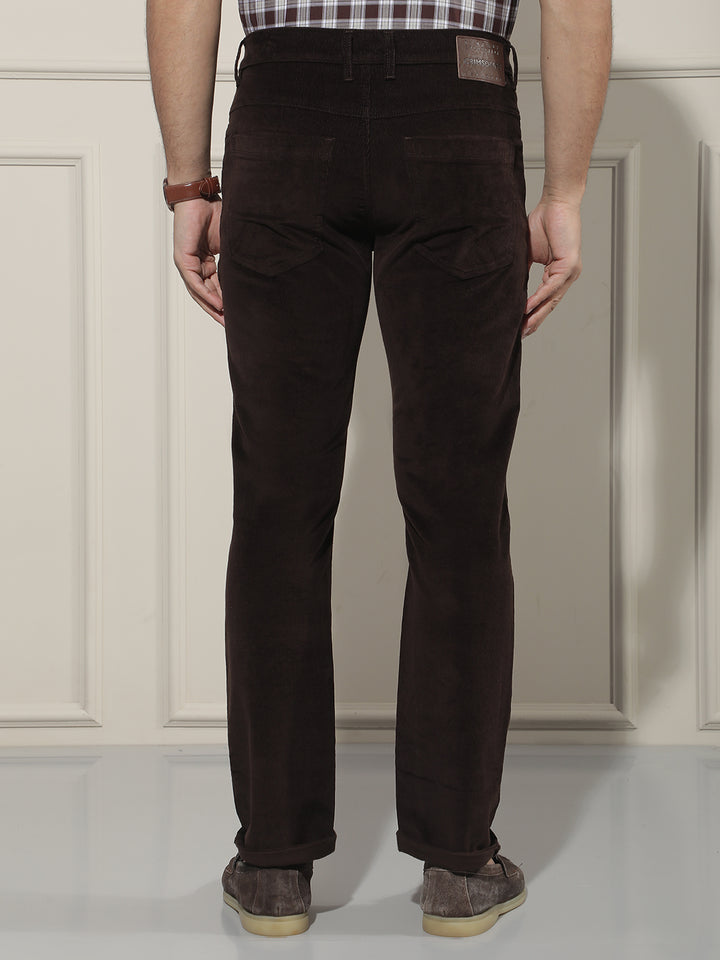 Signature Hazelwood Brown Corduroy Trousers