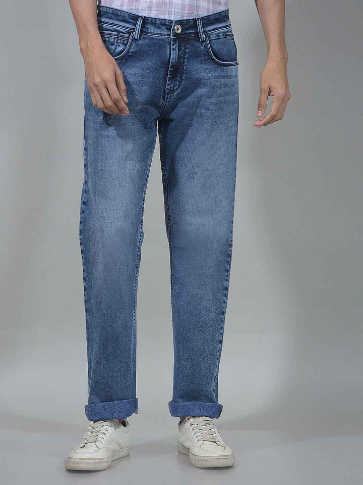 Classic Blue Straight Jeans