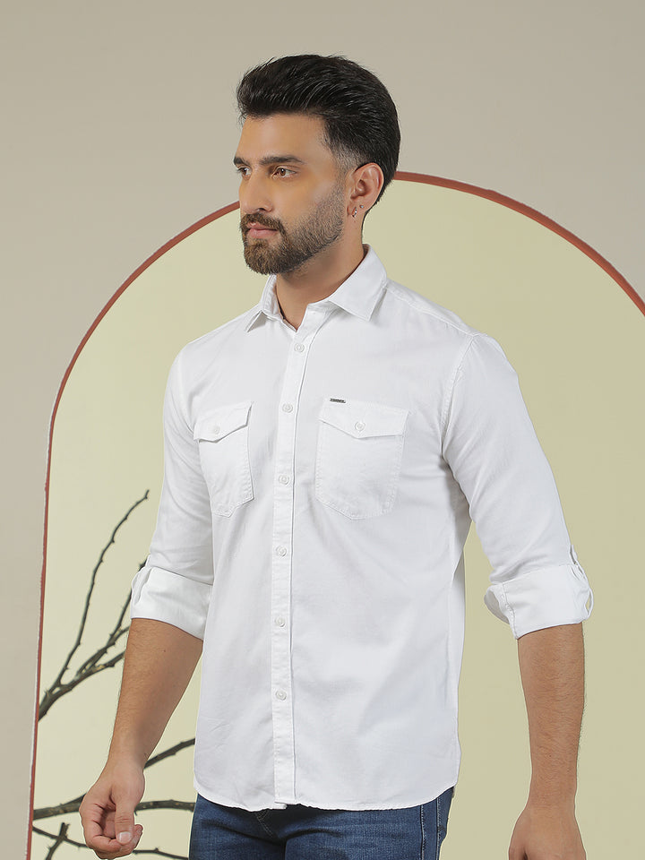White 100% Cotton Shirt