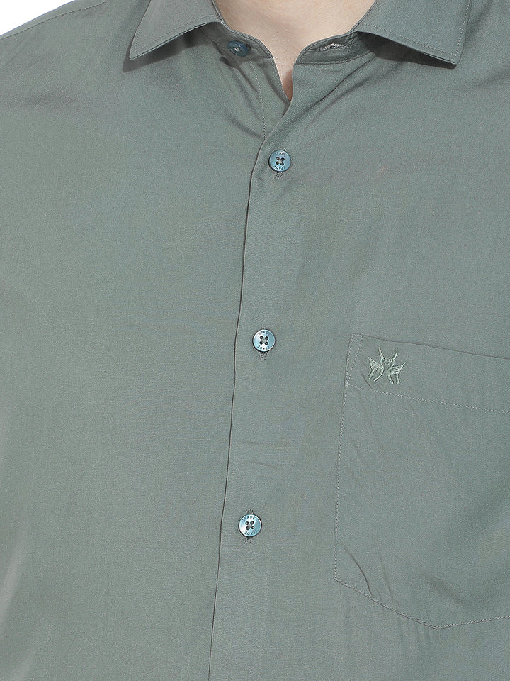 Dapper Sage Green Modal Shirt