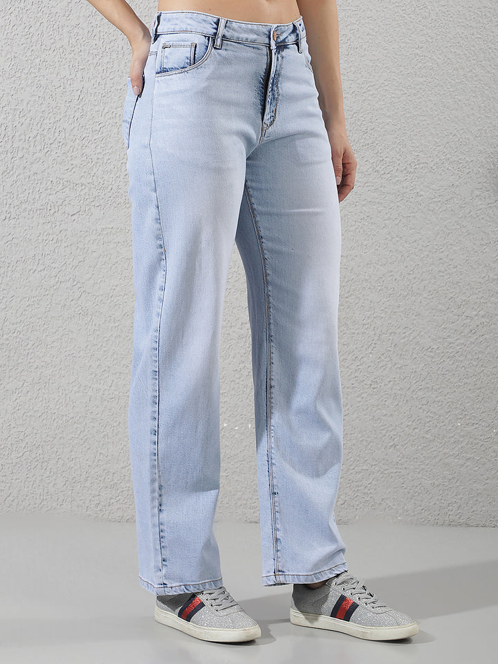 Signature Cobalt Blue Straight Jeans