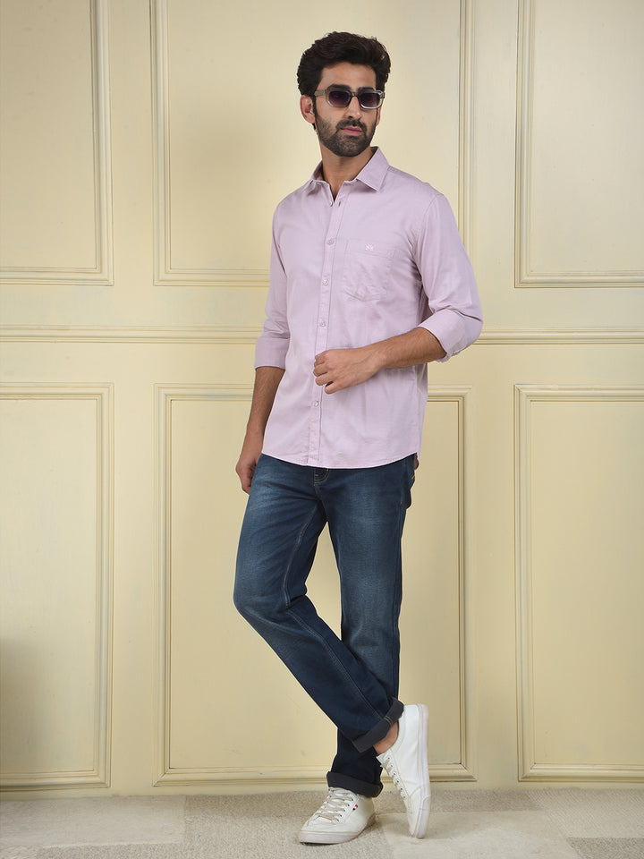 Sleek Line Purple Shirt