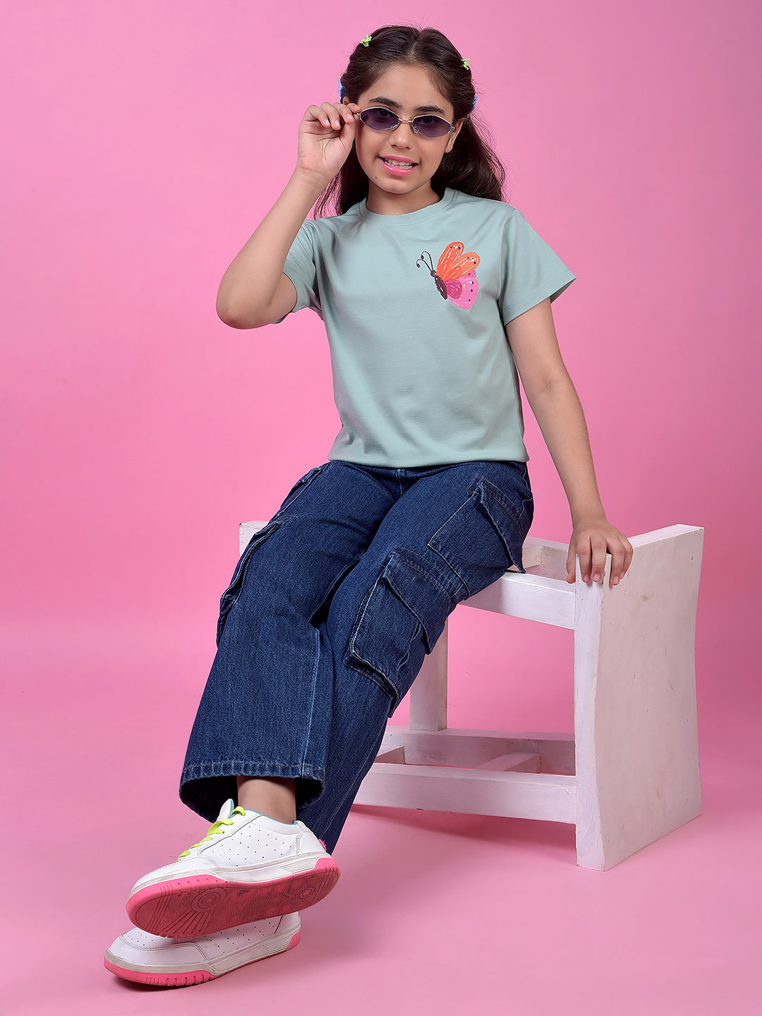 Green Graphic Print T-Shirt