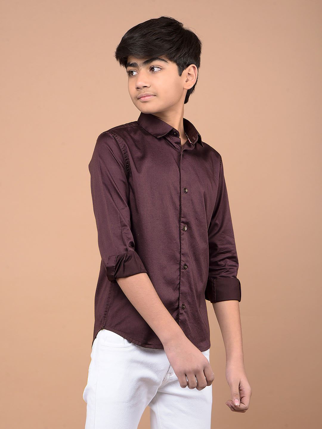 Purple Shirt-Boys Shirts-Crimsoune Club