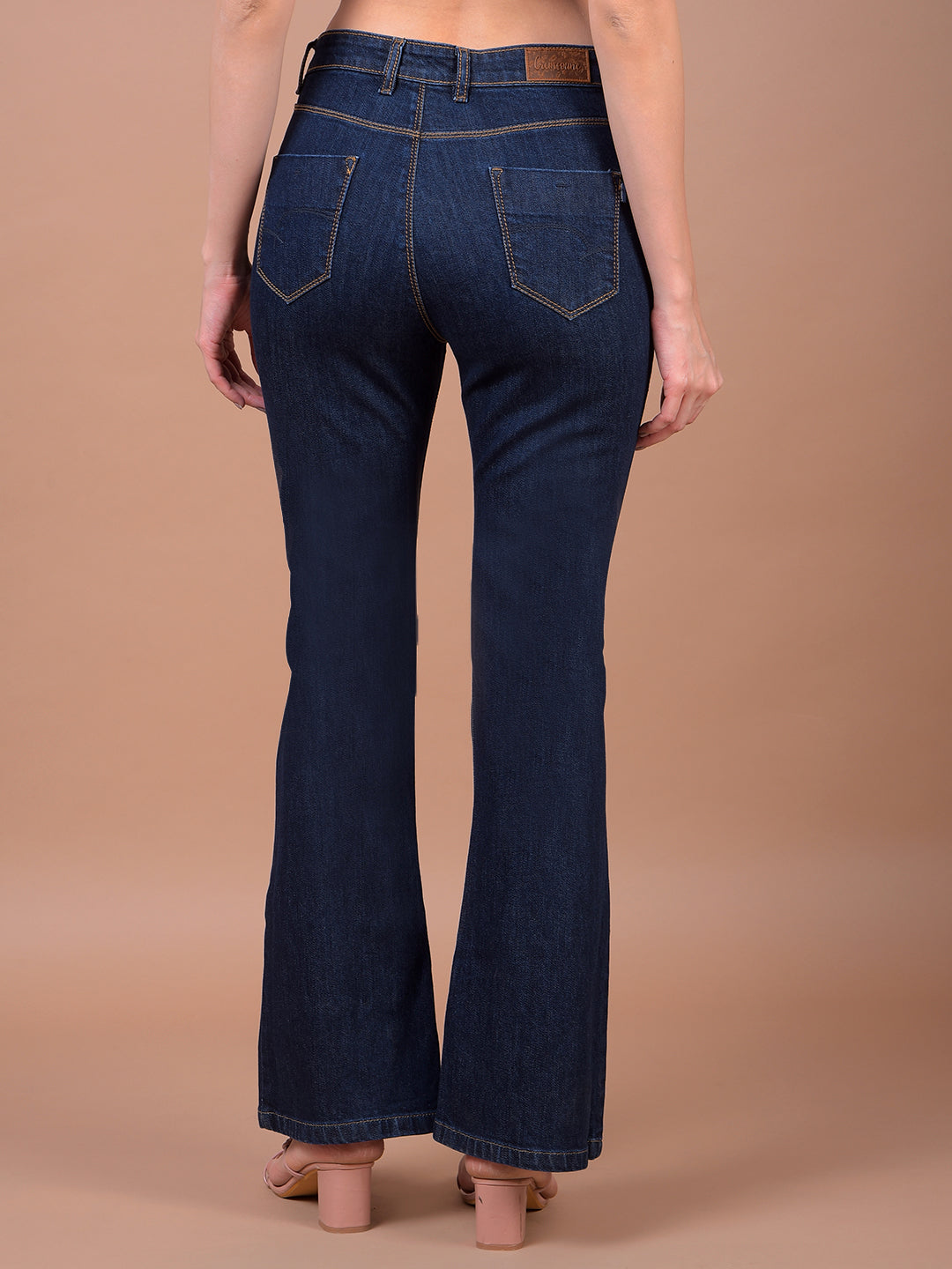 Blue Bootcut Jeans