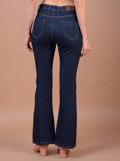 Blue Bootcut Jeans
