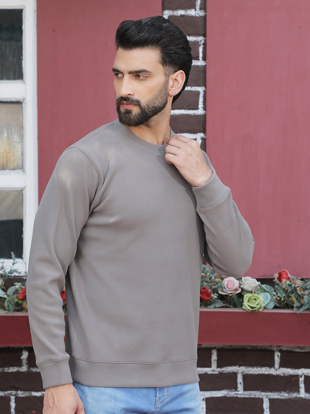 Chic Fog Grey Sweatshirt