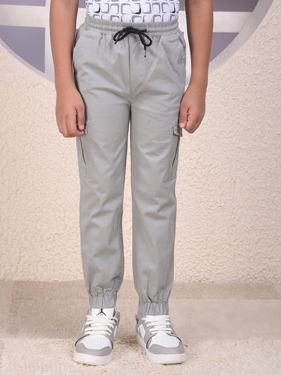 Urban Drift Grey Cargo Joggers