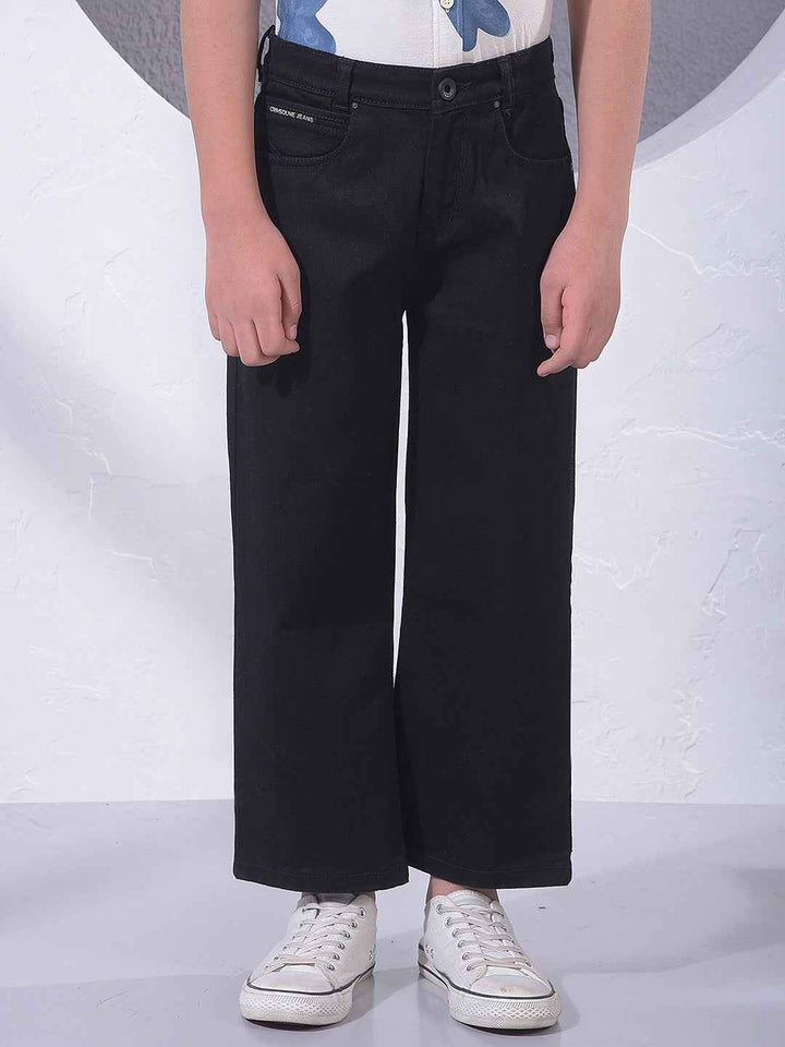 Noir Black Baggy Street Jeans