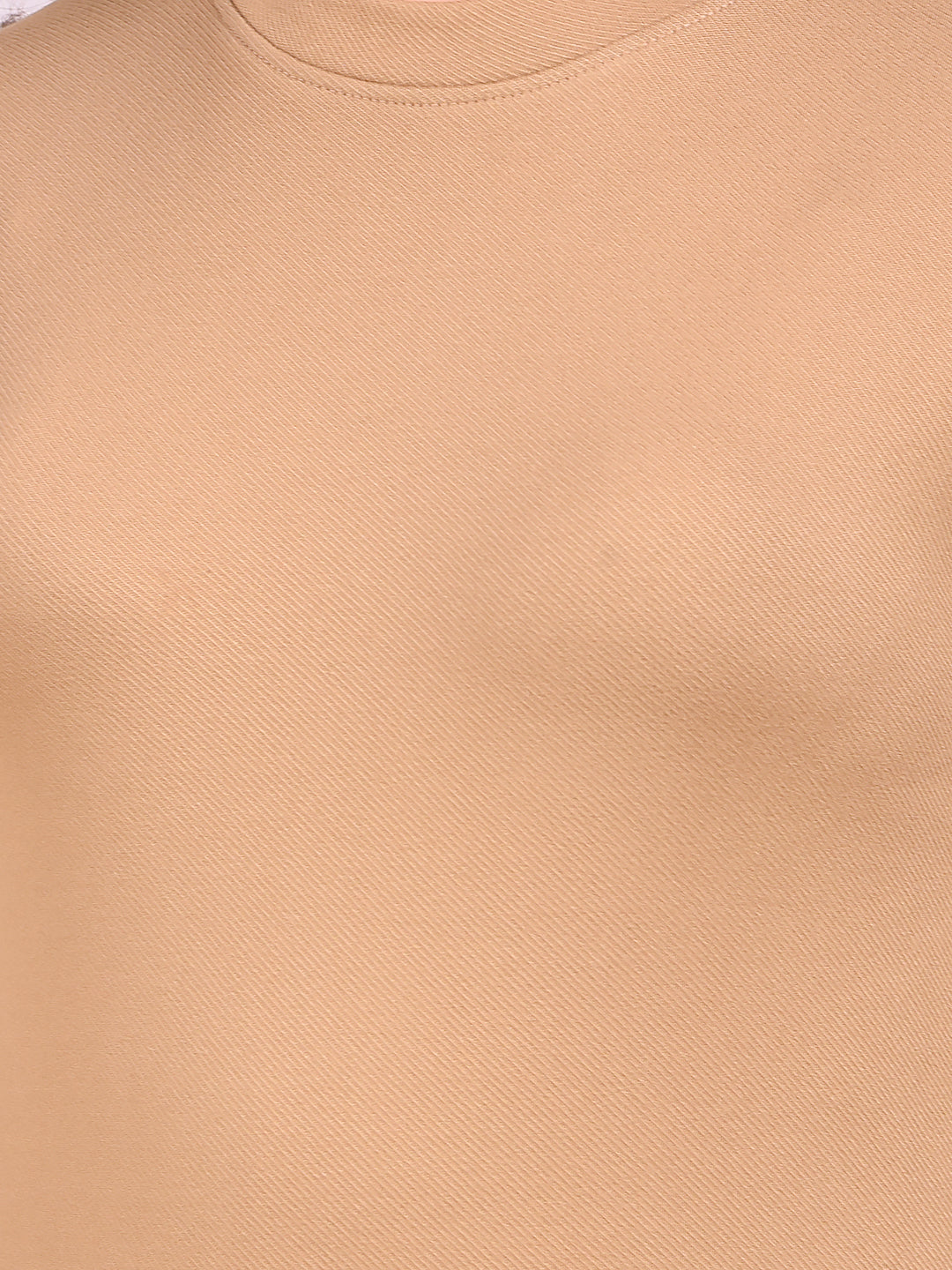 Beige Long Sleeves T-Shirt