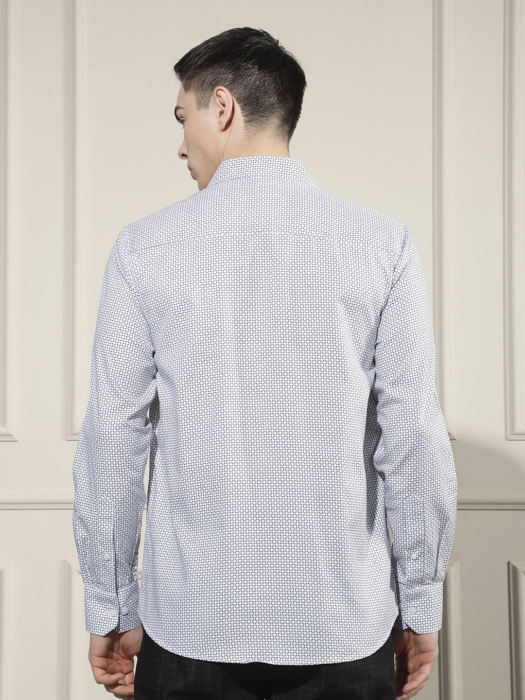 White Printed Shirt