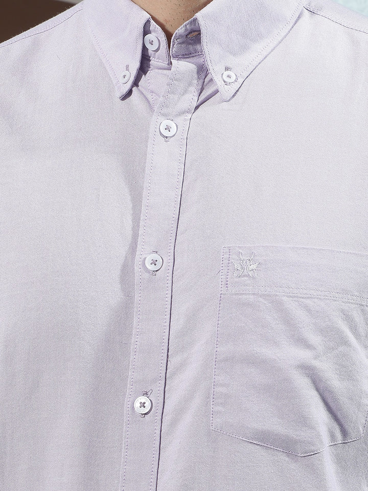 Purple 100% Cotton Shirt