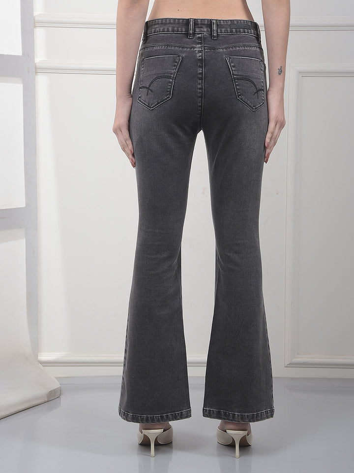 Chic Graphite Grey Bootcut Jeans