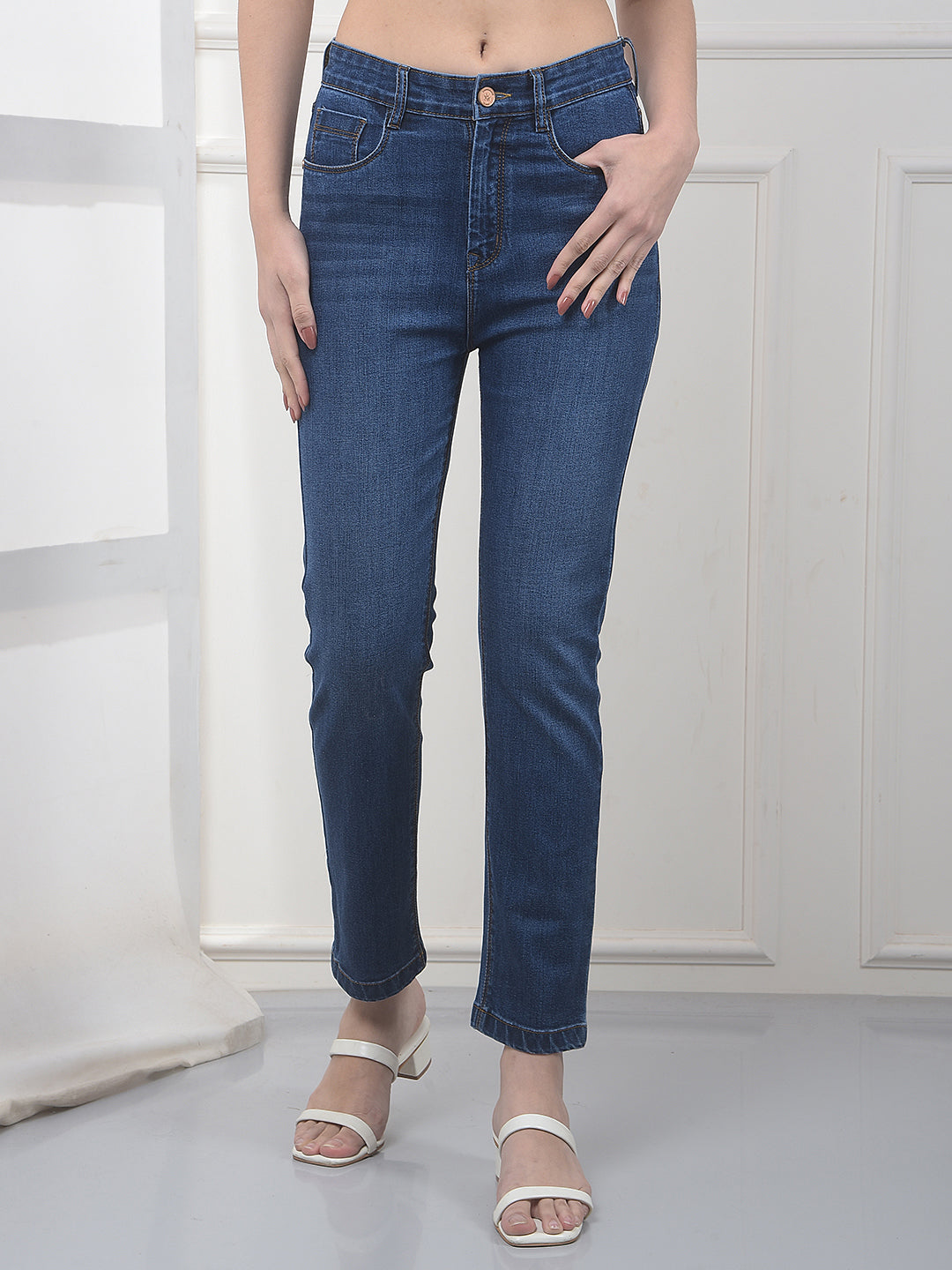 Modern Indigo Straight Jeans