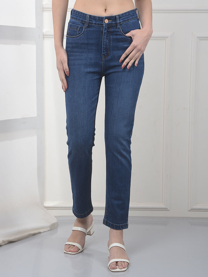 Modern Indigo Straight Jeans
