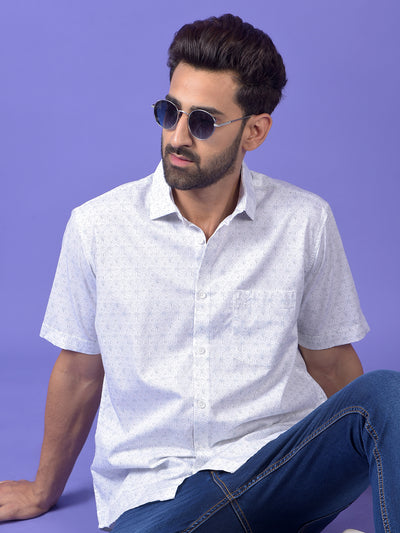 White Printed Shirt