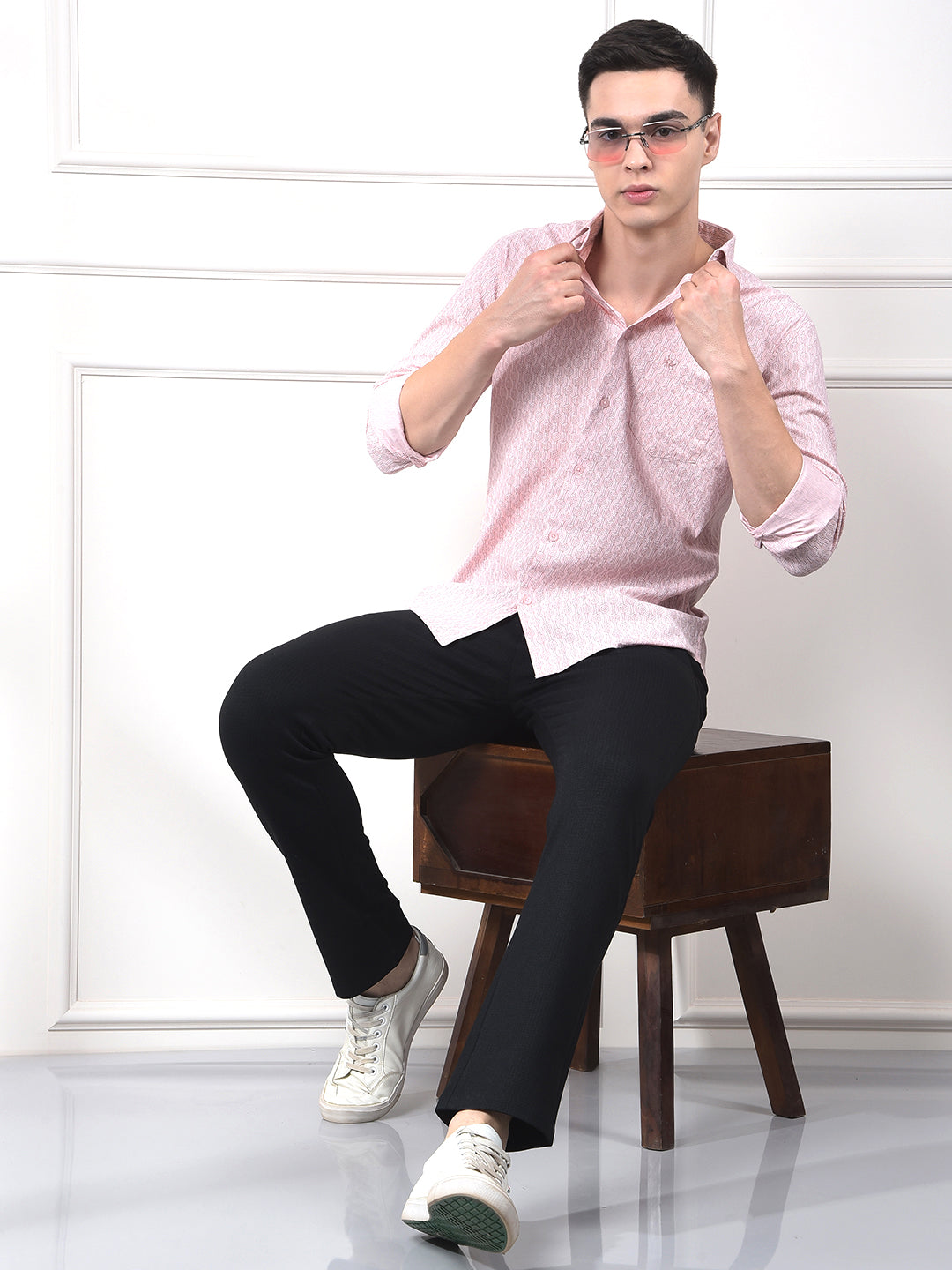 Flamingo Vibe Patterned Shirt