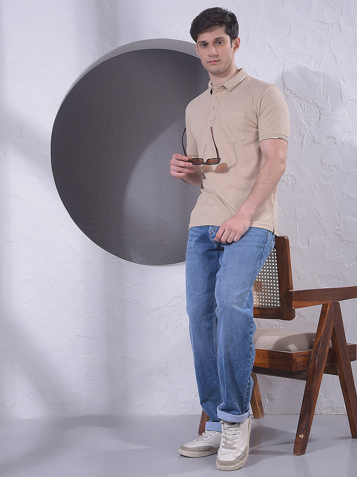 Vintage Blue Straight-Leg Jeans