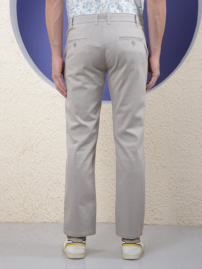 Urban Ash Grey Straight Trouser