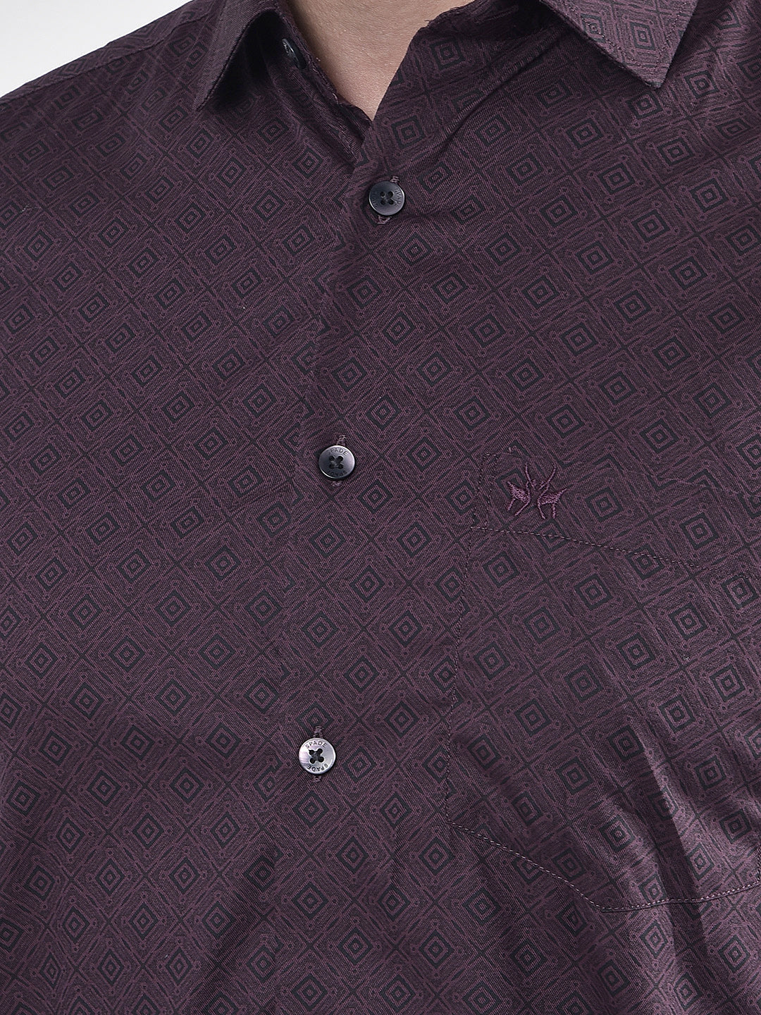 Contemporary Brown Graphic Shirt