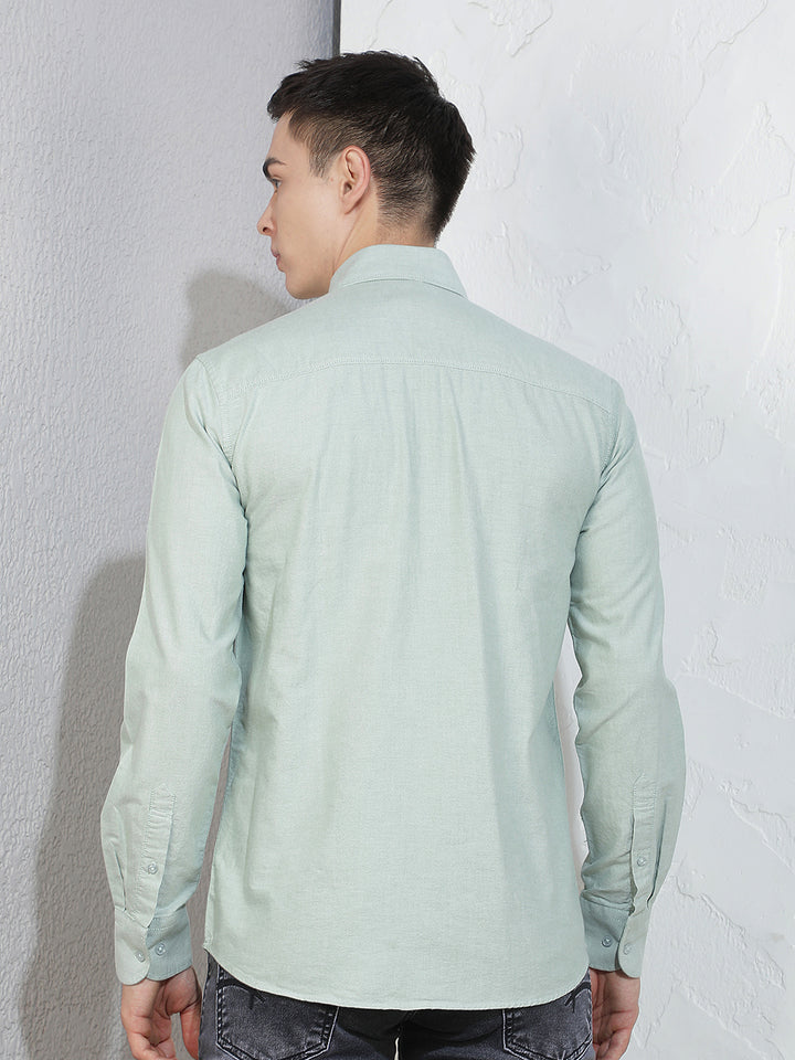 Green 100% Cotton Shirt