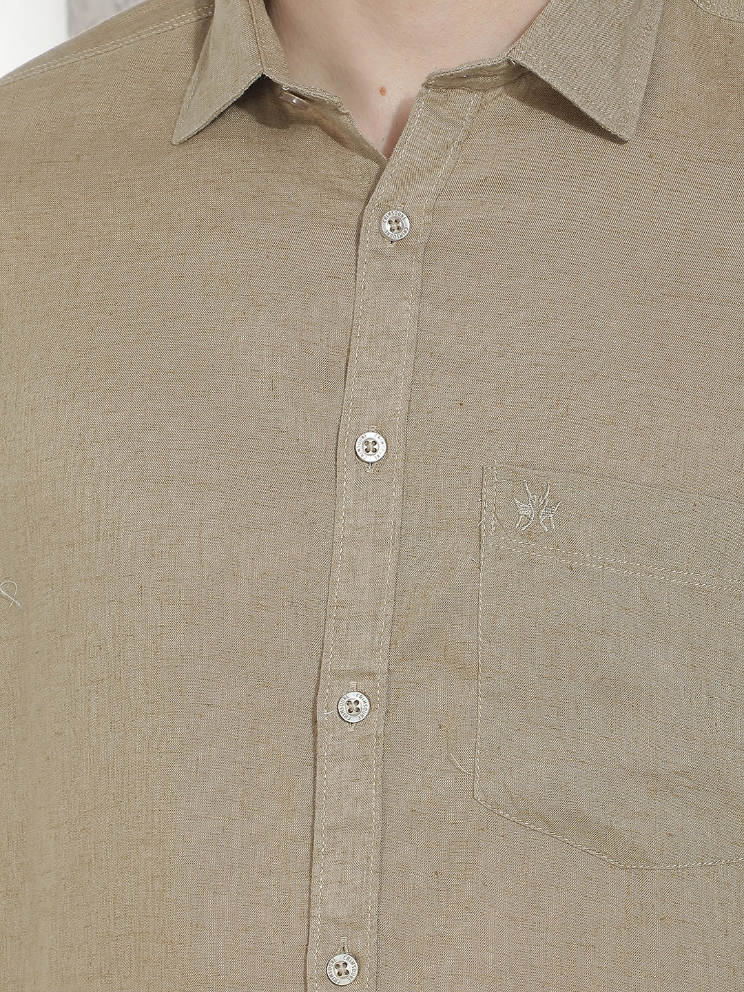 Khaki Linen Shirt