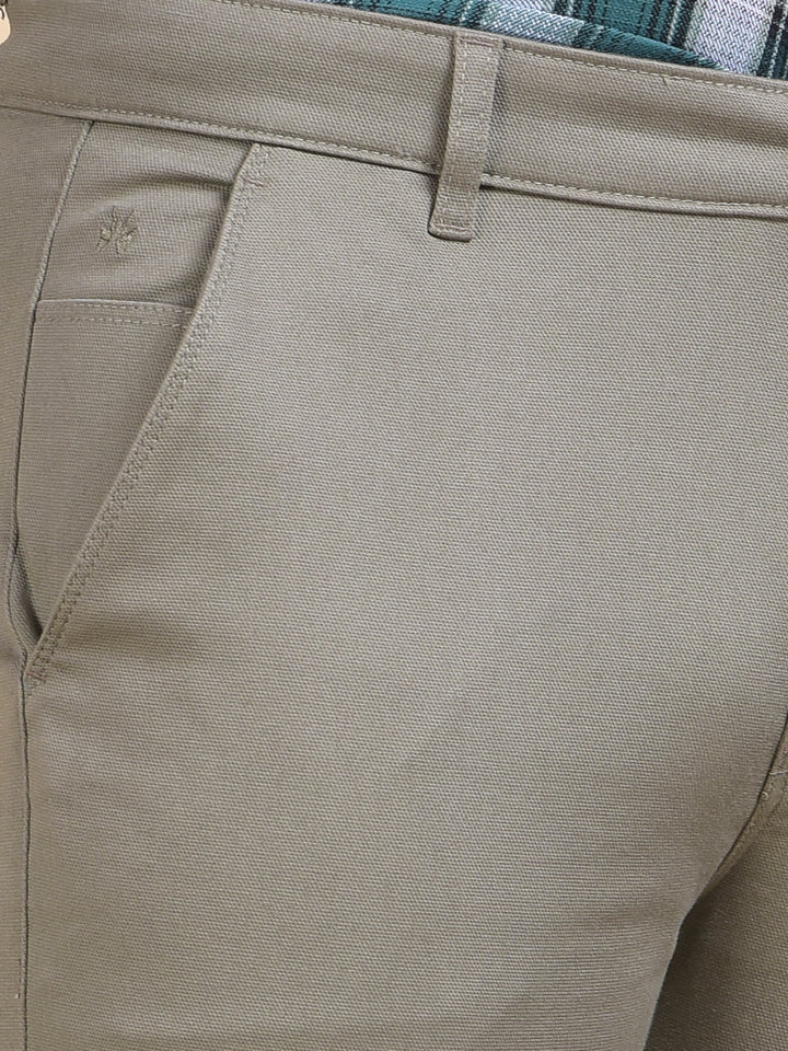 Chic Green Straight Trousers