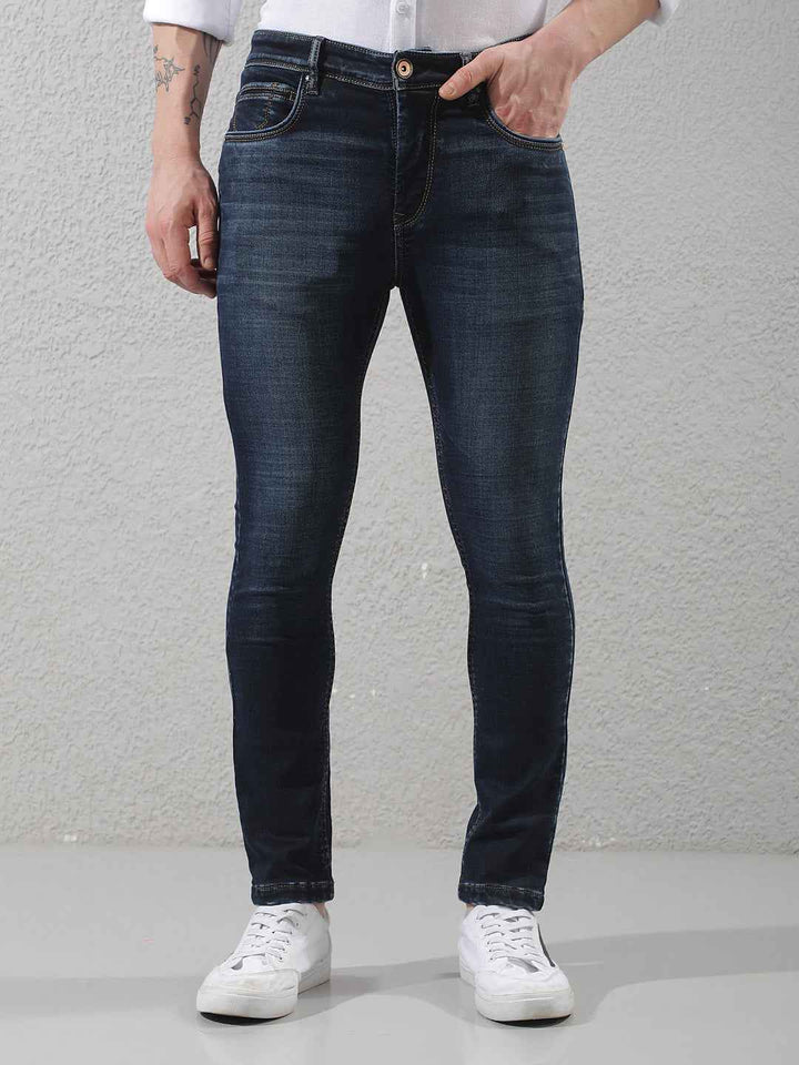 Ocean Blue Skinny Jeans