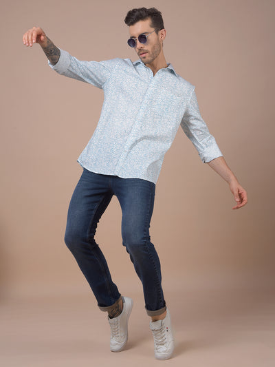 Blue Straight Jeans