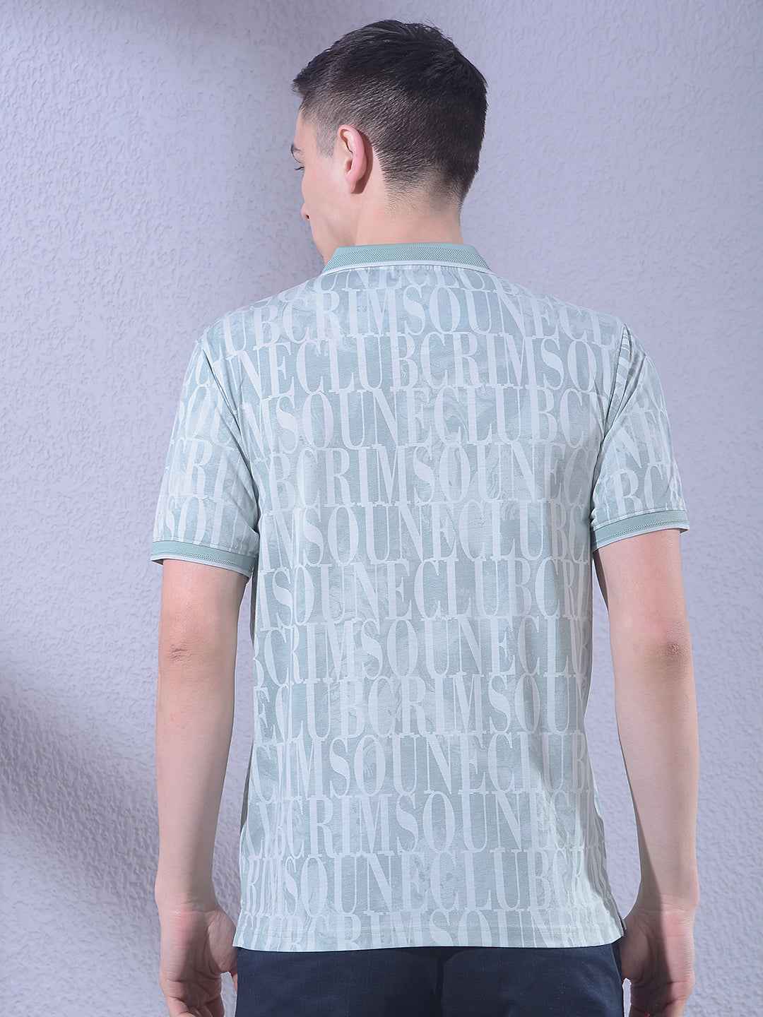Green Typographic T-Shirt
