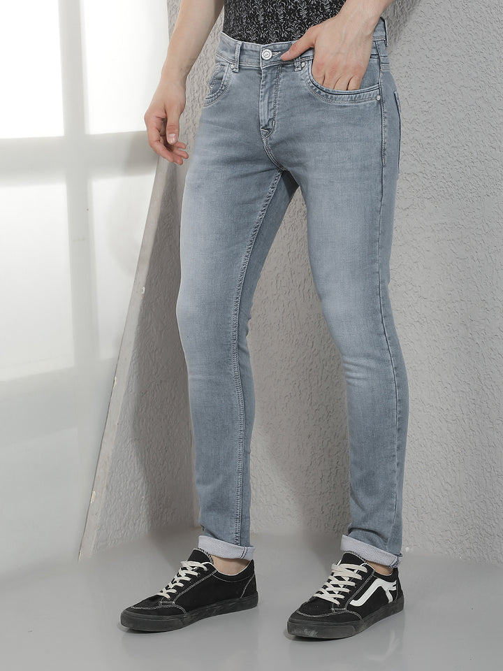 Modern Stone Gray Tinted Jeans
