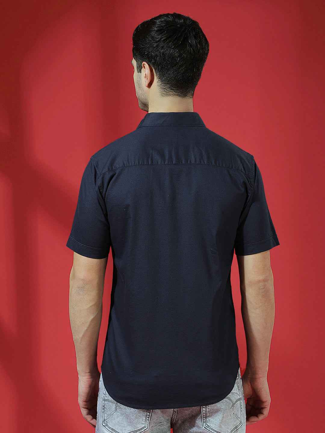 Navy Sleek Minimal Shirt