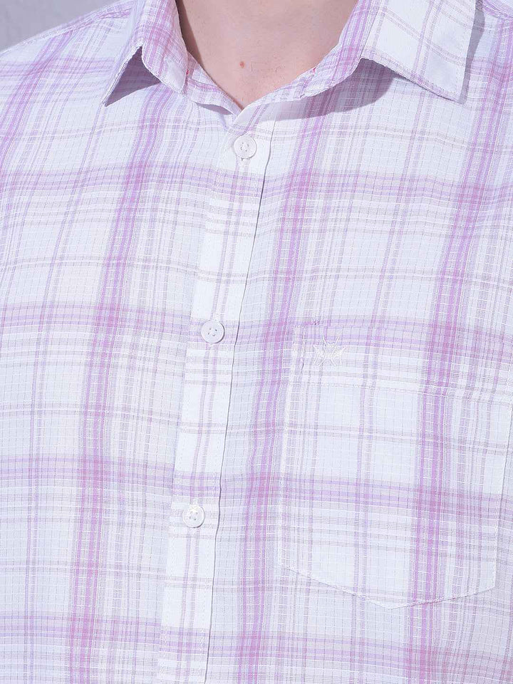 Voilet Checked Shirt