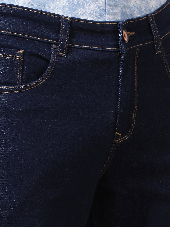 Navy Blue Baggy Jeans