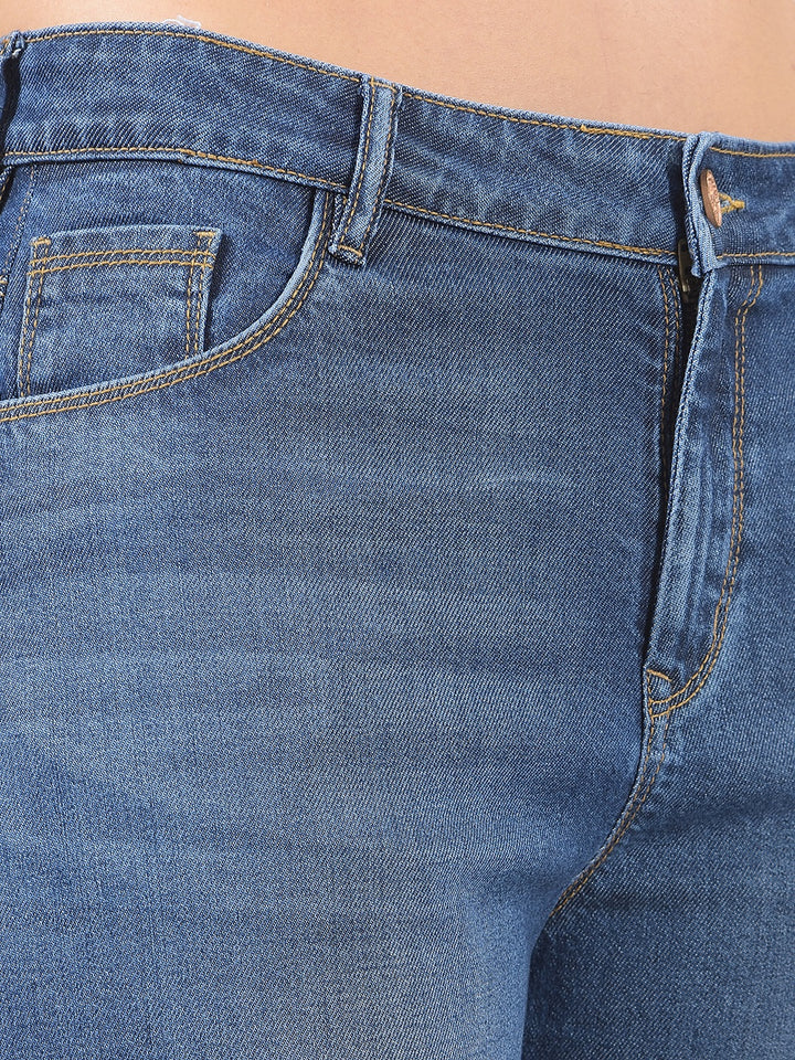 Essential Ocean Blue Straight Jeans
