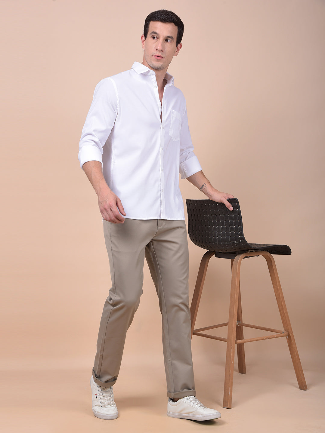 Streamlined White Shirt