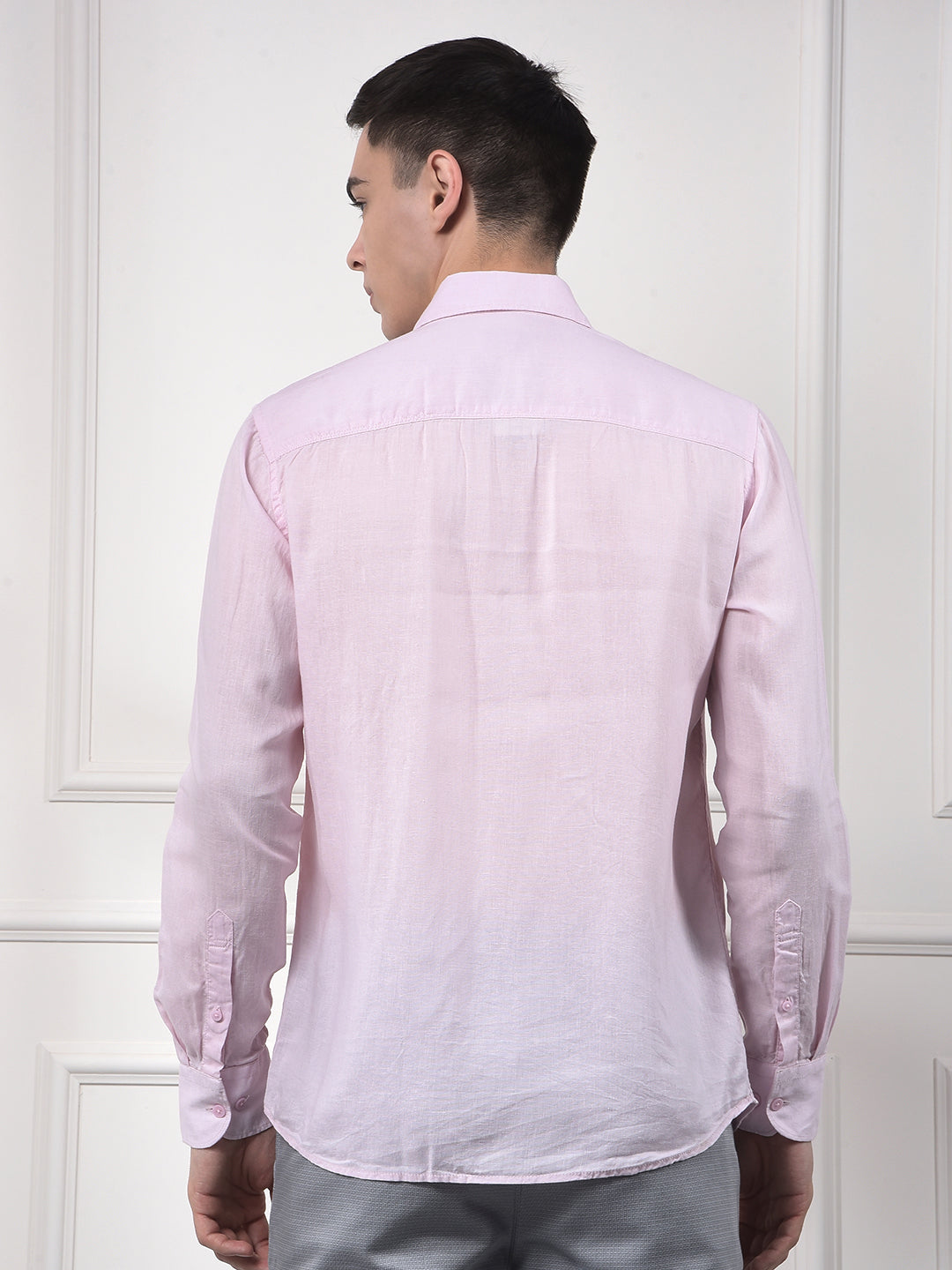 Soft Rose Linen Essentials Shirt