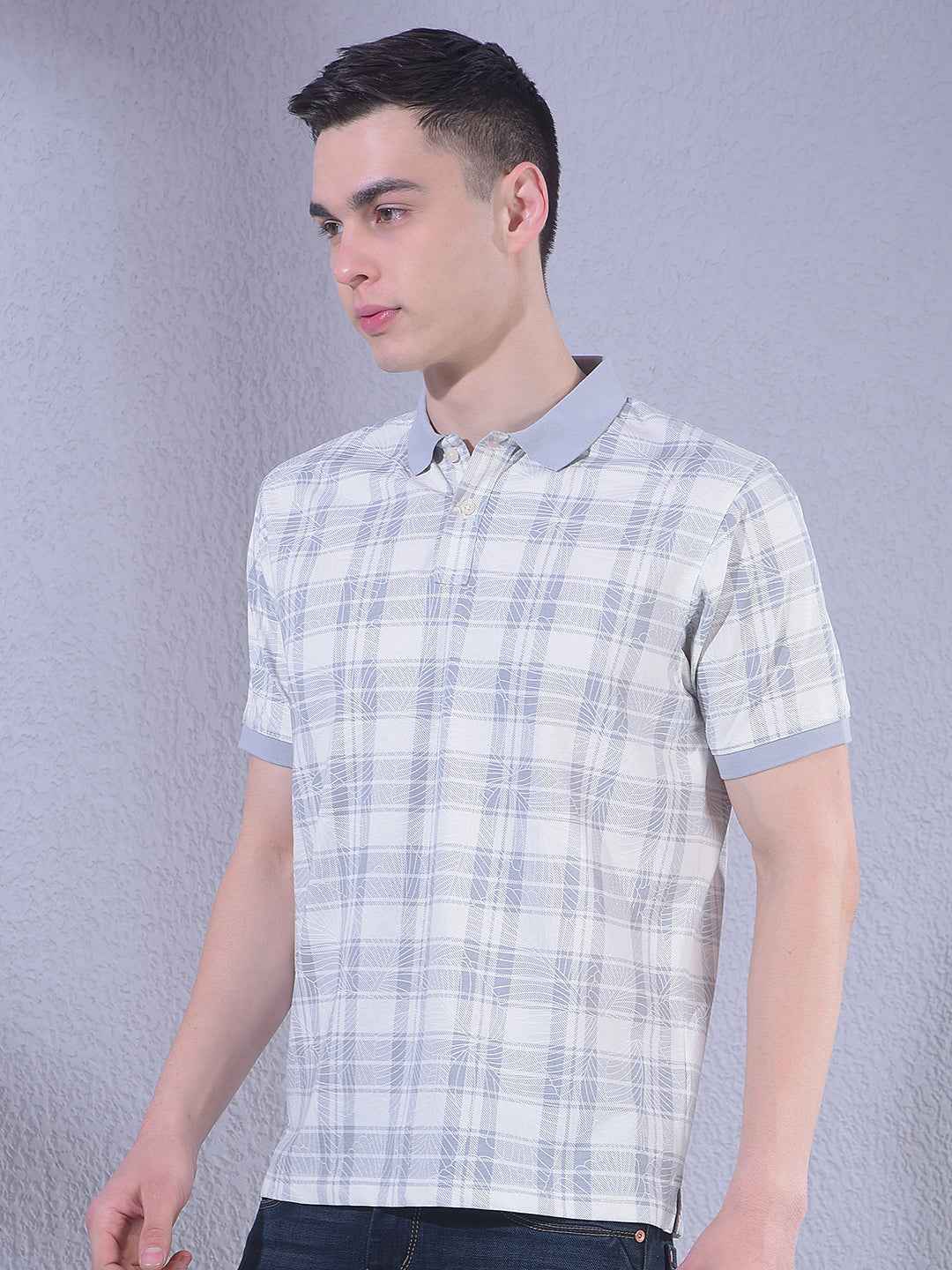 Grey Floral Print T-Shirt