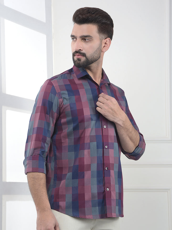 Multi-Color Printed 100% Cotton Shirt