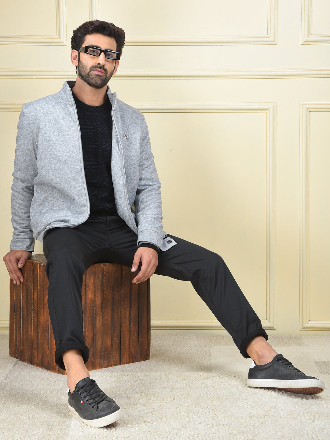 Premium Finish Grey Puffer Jacket