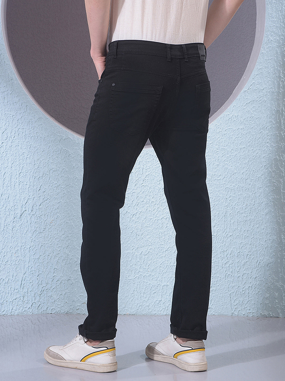 Midnight Black Slim-Cut Everyday Jeans