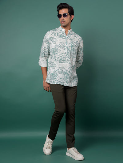 Monochrome Olive Slim Trousers
