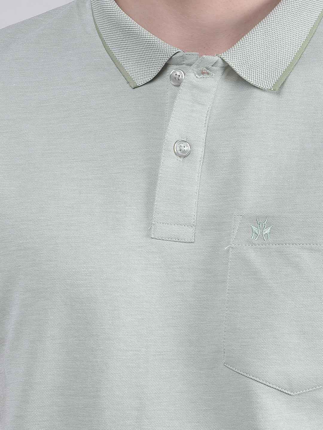 Grey Polo Neck T-Shirt