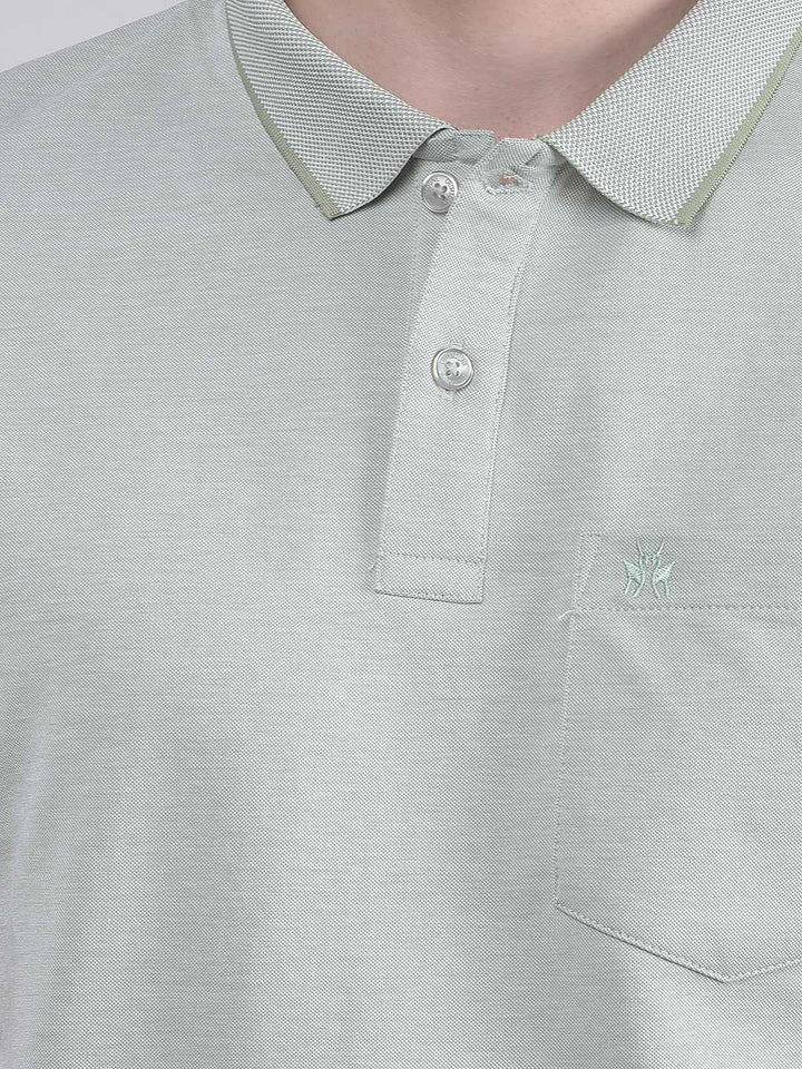Grey Polo Neck T-Shirt