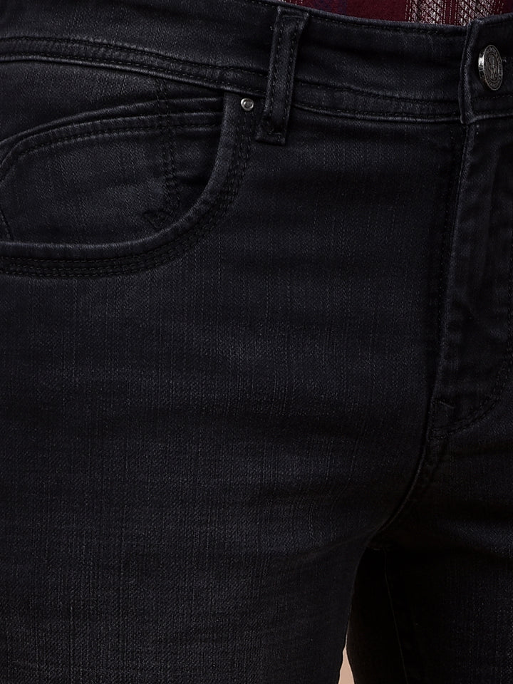 Elevated Black Straight Jeans