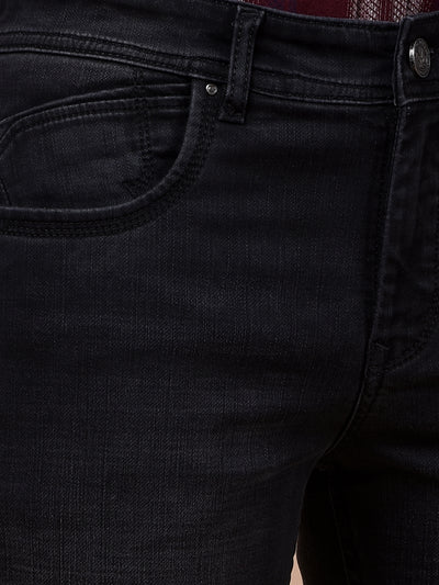 Elevated Black Straight Jeans