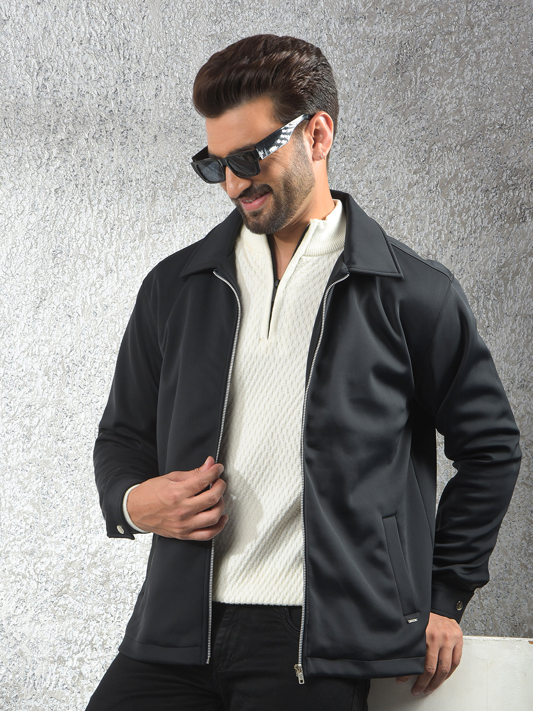 Urban Edge Navy Blue Shacket