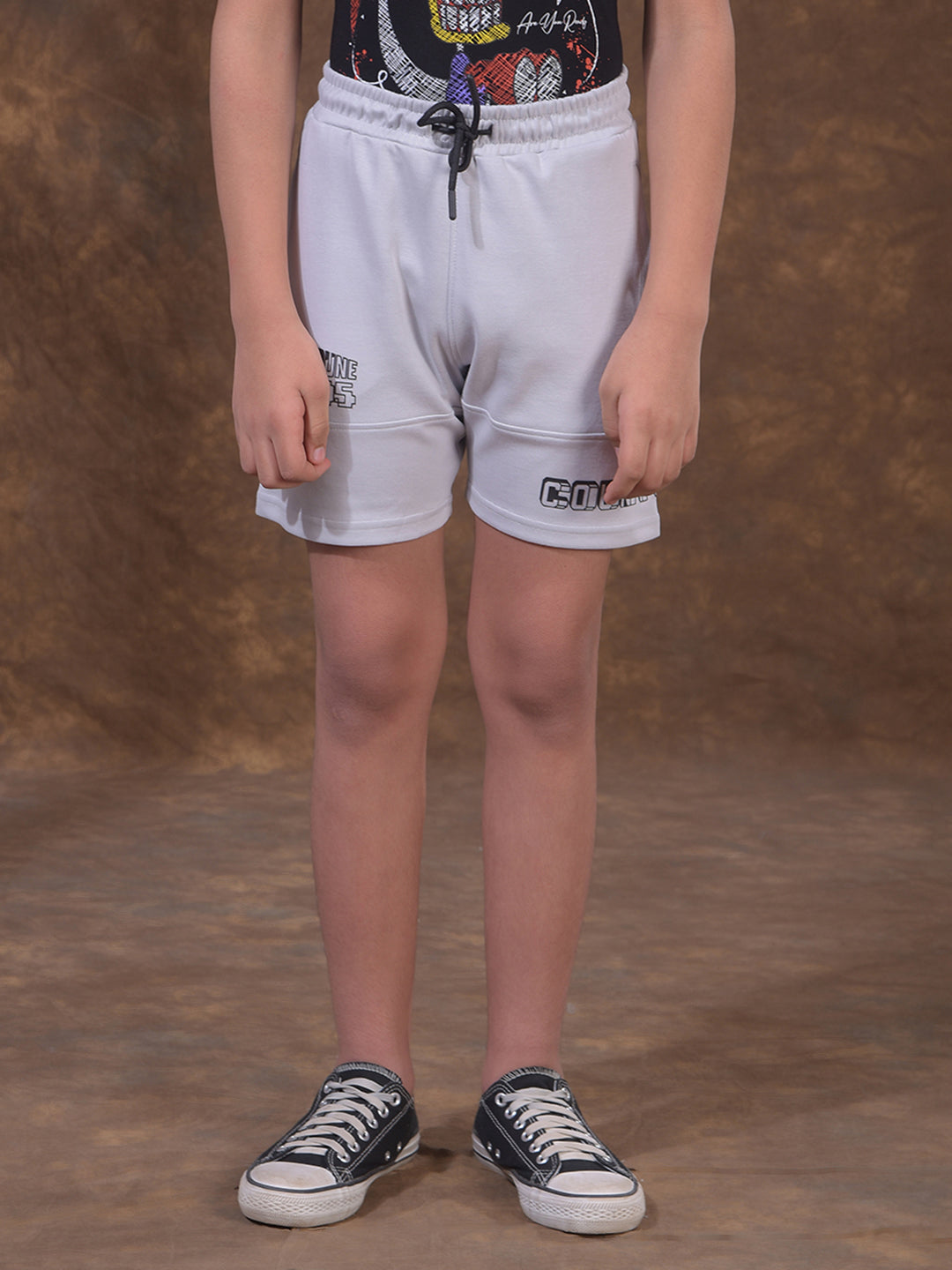 Light Grey Athleisure Shorts